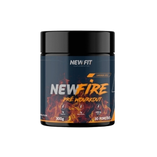 NewFire Pré-Workout 300g – 400mg Cafeína + Arginina + Beta-Alanina – New Fit Suplementos