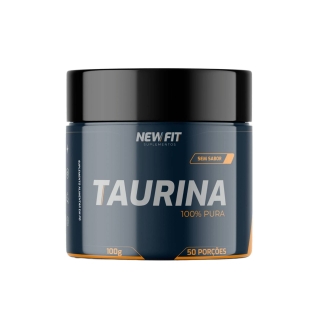 Taurina 100% Pura 100g – 50 Porções para Foco e Desempenho – New Fit Suplementos