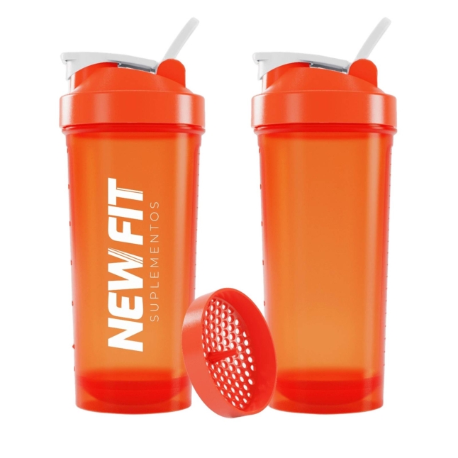 Coqueteleira New Fit Suplementos 600ml – Praticidade e Performance nos Treinos