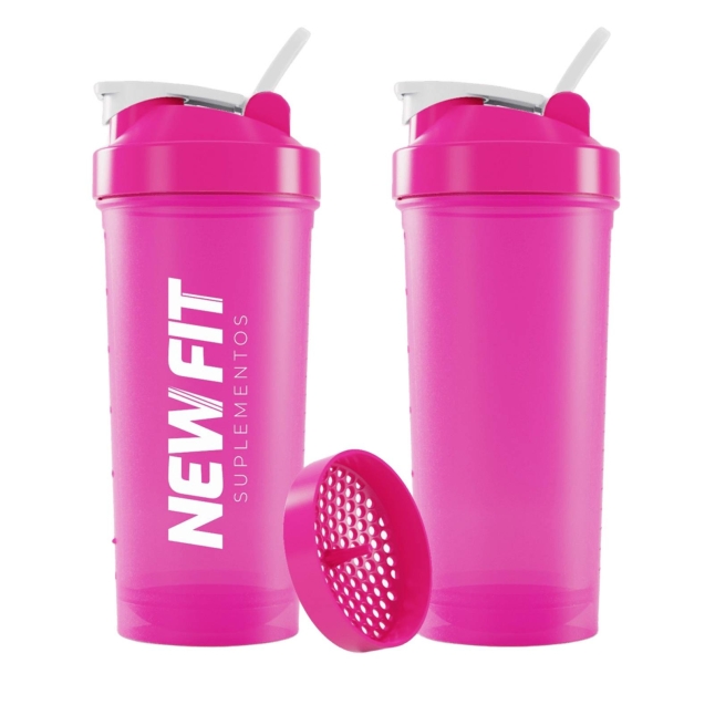 Coqueteleira New Fit Suplementos 600ml – Praticidade e Performance nos Treinos