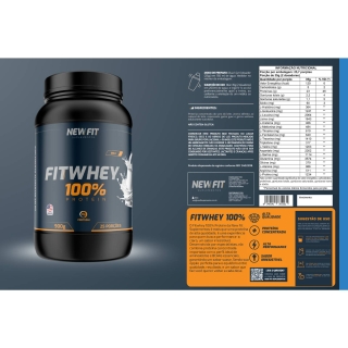 Kit New Fit Whey Protein 900g + Creatina Monohidratada 100g