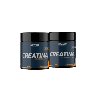 Kit 2 Creatina 300g New Fit – Força, Rendimento e Economia