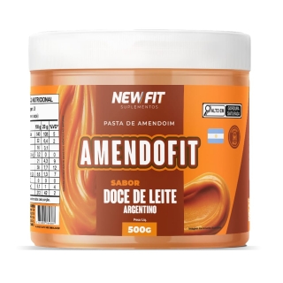 Pasta de Amendoim Amendofit Doce de Leite Argentino com Whey
