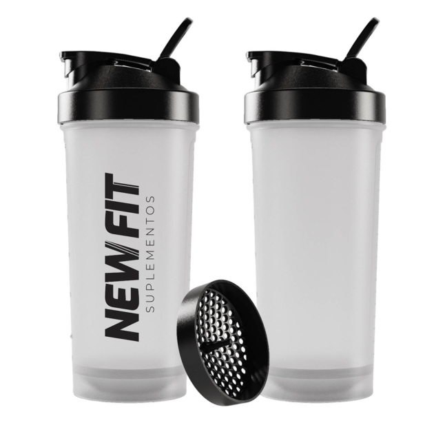 Kit New Whey Protein Chocotine 900g + Coqueteleira – Proteína com Praticidade no Dia a Dia